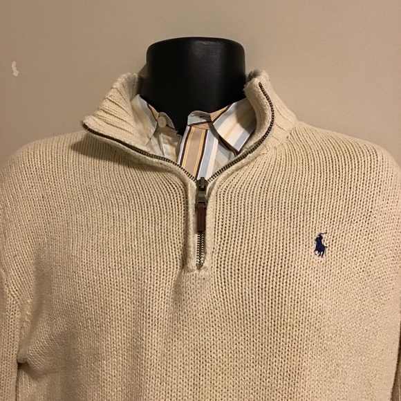 Ralph Lauren Blue Label Other - Polo Ralph Lauren, sweater, medium wheat color, great condition,,